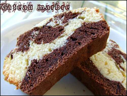 Gâteau marbré