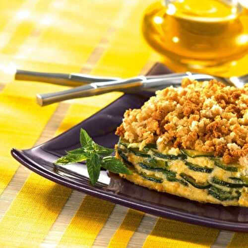 Gratin extra croustillant de courgettes