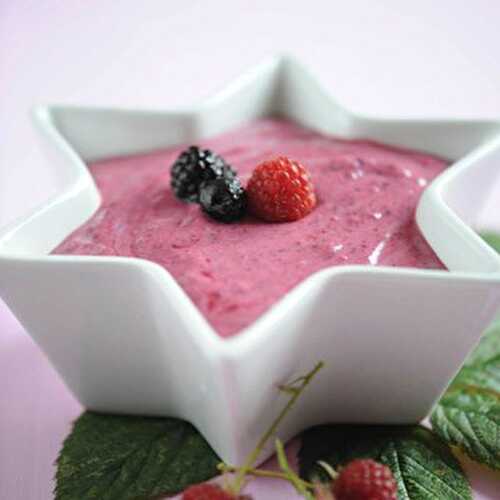 Mousse aux fruits des bois