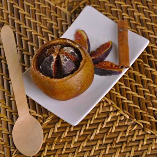 Poires farcies aux figues