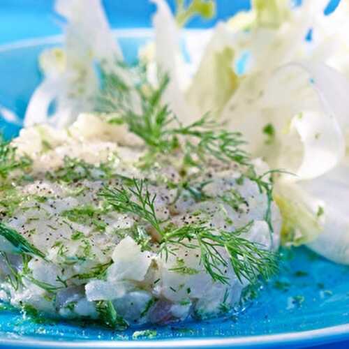 Tartare de daurade citronnée