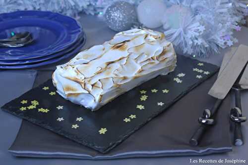 Bûche de Noël façon tarte au citron meringuée - Les Recettes de Joséphine