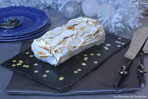 Bûche de Noël façon tarte au citron meringuée