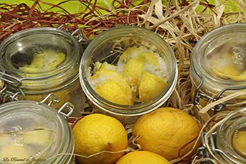 Citrons confits au sel - Les Recettes de Joséphine