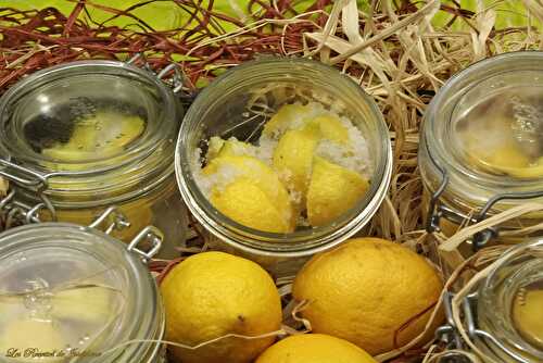 Citrons confits au sel