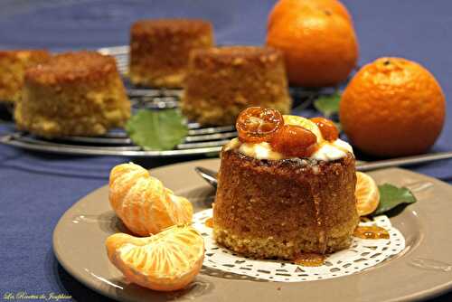 Gâteaux à la mandarine et aux kumquats confits - Les Recettes de Joséphine