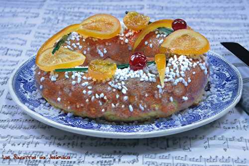 La brioche des rois aux fruits confits