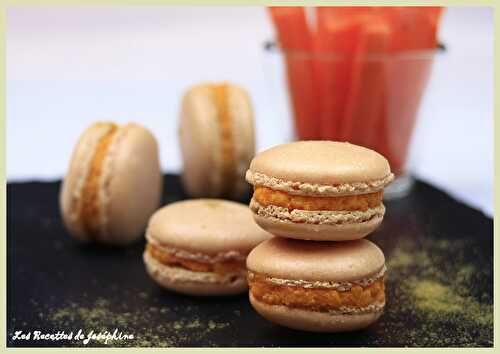 Macarons salés aux carottes et cumin