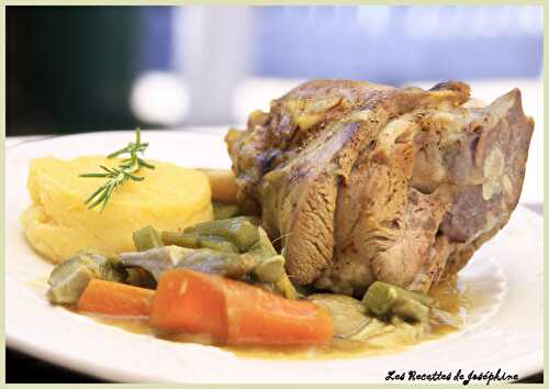 Souris d'Agneau de Sisteron aux Epices et sa Polenta