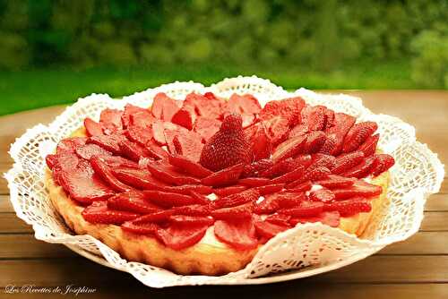 Tarte aux Fraises, Ganache et Frangipane