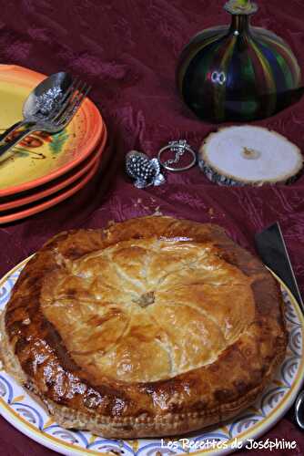 Tourte au canard foie gras et cognac