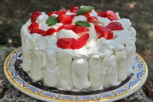 Vacherin fraises citron