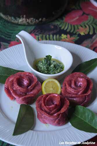 Raviolis Roses à la ricotta, parmesan et zestes de citron