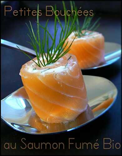 Bouchées de Saumon Fumé à l'Aneth et à l'Huile d'Argan