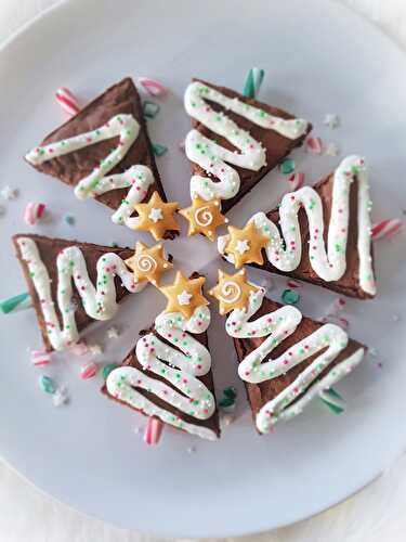 Brownie de Noël ... déguisé en sapin