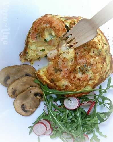 Frittata aux Crevettes et Zestes de Citron, Recette de Jamie Oliver