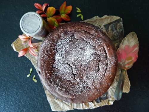 Gâteau à la pâte d'amande et au chocolat (sans gluten)