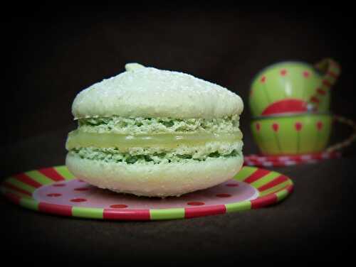 Macarons Chocolat Blanc et Thé Vert Matcha