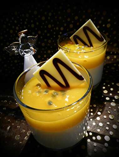 Panna Cotta Mangue-Passion... pour un réveillon chic et sans stess