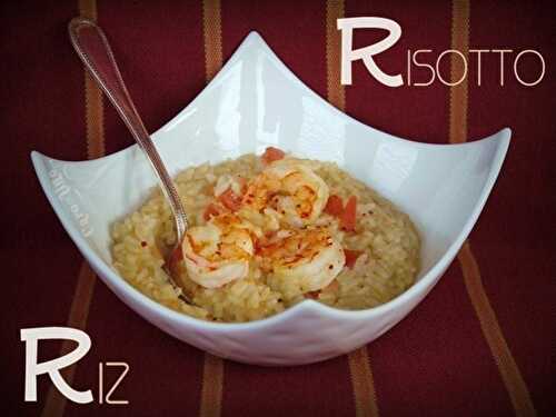 Risotto à la Tomate et aux Gambas