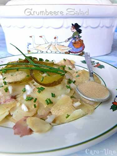 SALADE DE POMMES DE TERRE ALSACIENNE ou GRUMBEERE SALAD