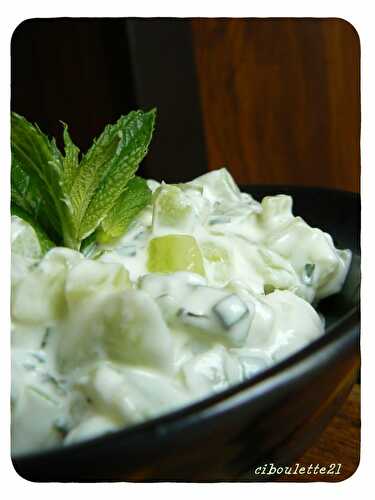 SALADE FRAICHEUR CONCOMBRE / MENTHE