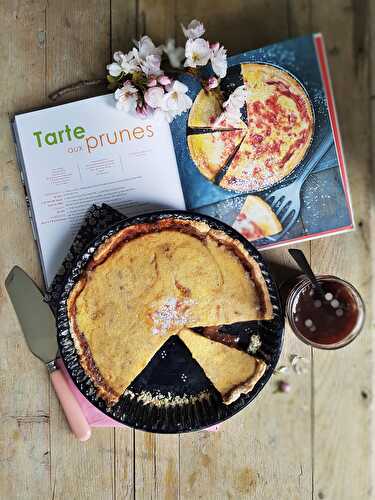 Tarte aux Prunes de Luana Belmondo revisitée en Tarte aux Quetsches d'Alsace