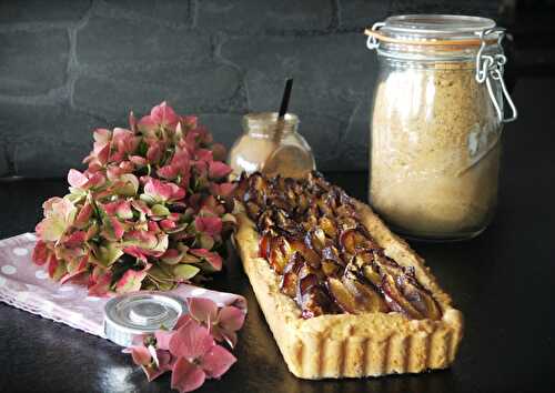 Tarte aux Quetsches d'Alsace sur une Belle Pâte Levée (Briochée) ou Hefe Zwetschgenkuchen