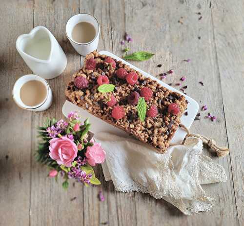 Streuselcake Framboise - chocolat au Thermomix