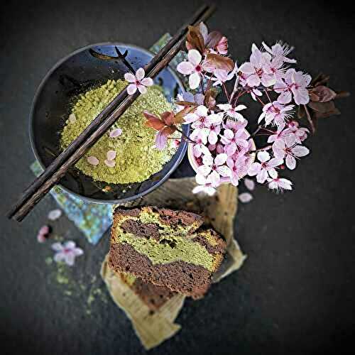 Cake au Chocolat et Thé Matcha