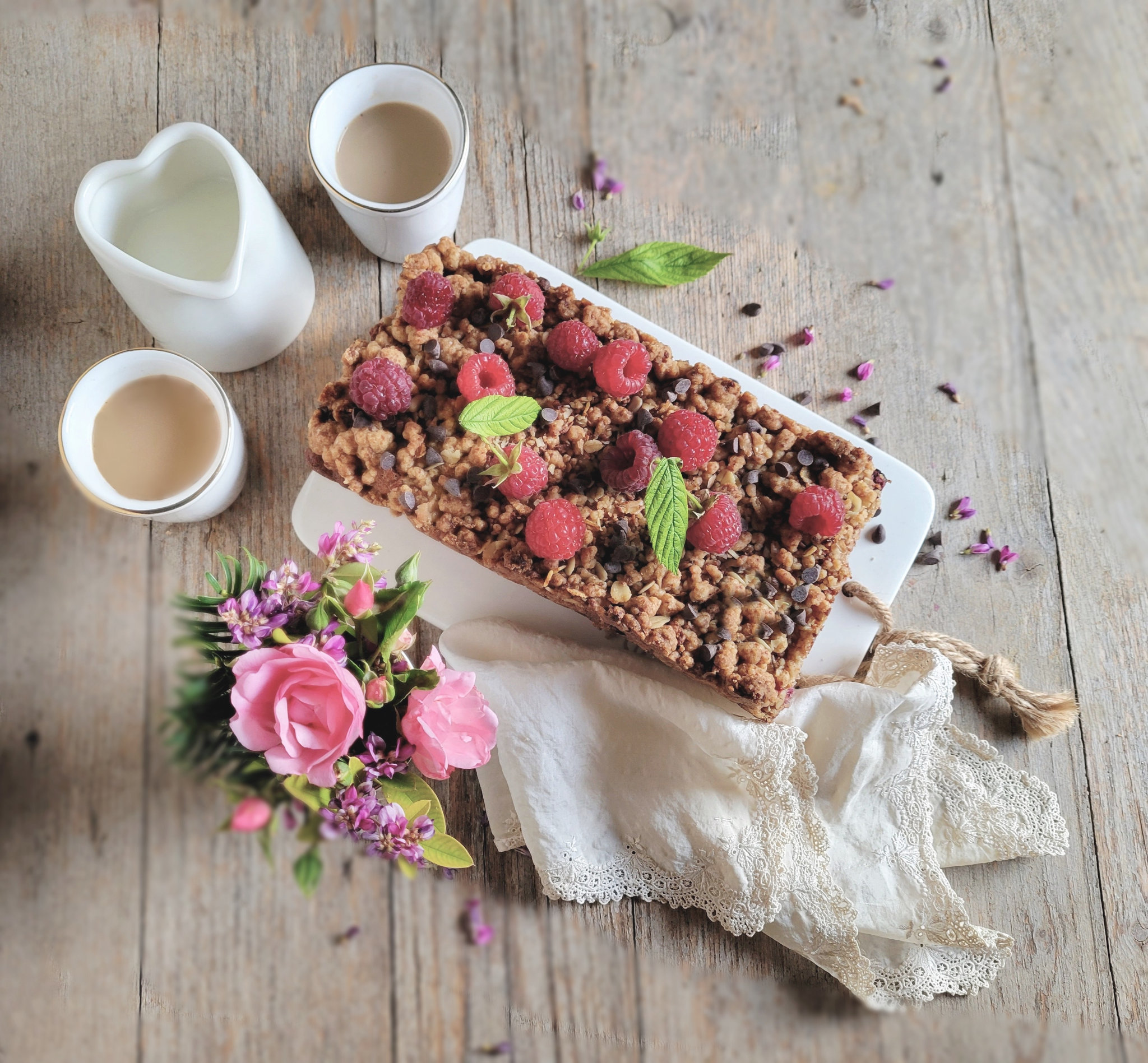 Streuselcake Framboise - chocolat (Thermomix)