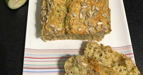 Breadcake aux courgettes et graines de tournesol (sans sucres ajoutés)