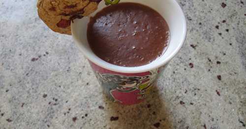 Chocolat chaud aux cookies