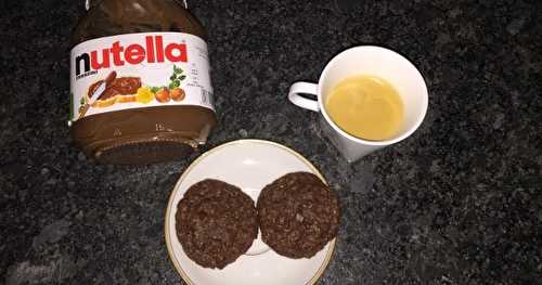 Cookies au Nutella, sans farine