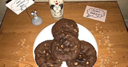 Cookies Levain Bakery au chocolat noir et aux pépites de beurre de cacahuètes 