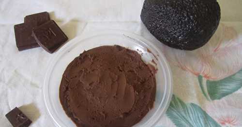 Pâte à tartiner avocat chocolat