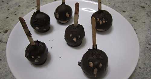 Pop cake d'halloween au chocolat 