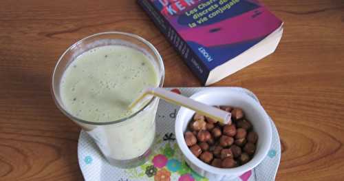 Smoothie banane kiwi et vanille