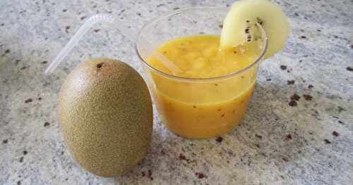 Smoothie kiwi jaune mangue