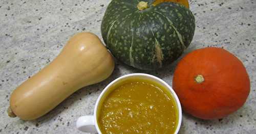 Soupe aux trois courges