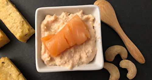 Tartinade au saumon fumé et noix de cajou