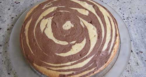 Zebra cake vanille chocolat