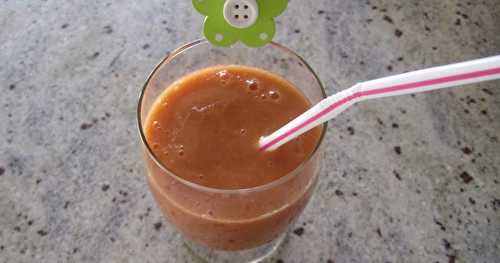 Smoothie abricots pêche