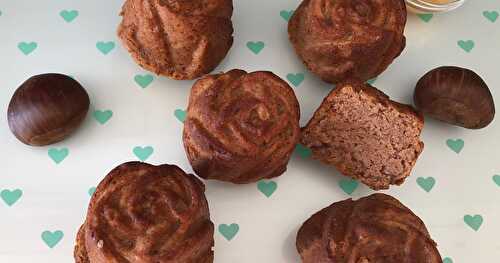 Gâteaux simplissimes à la compote de pomme et à la châtaigne