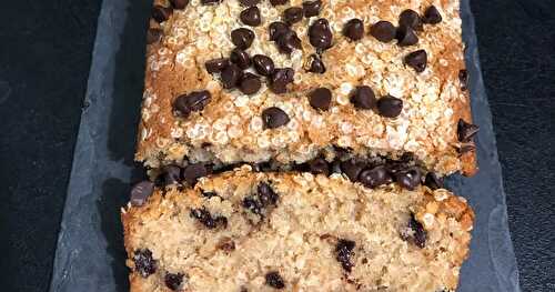 Cake aux flocons de quinoa et aux pépites de chocolat