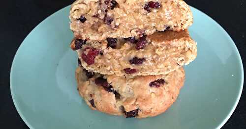 Cookies Levain Bakery aux flocons d'avoine et aux cranberries