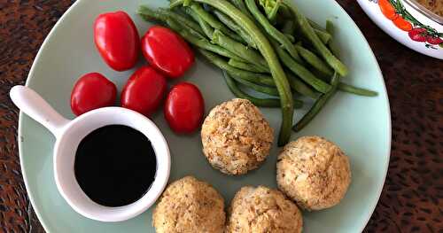 Boulettes de riz au tofu fumé (vegan)