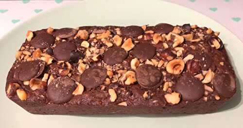 Cake au chocolat-noisettes sans oeuf (végétarien)