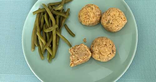 Boulettes de pois chiches et Edam