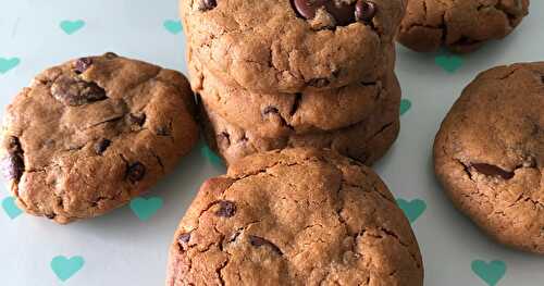 Cookies au beurre de cacahuètes et aux pépites de chocolat